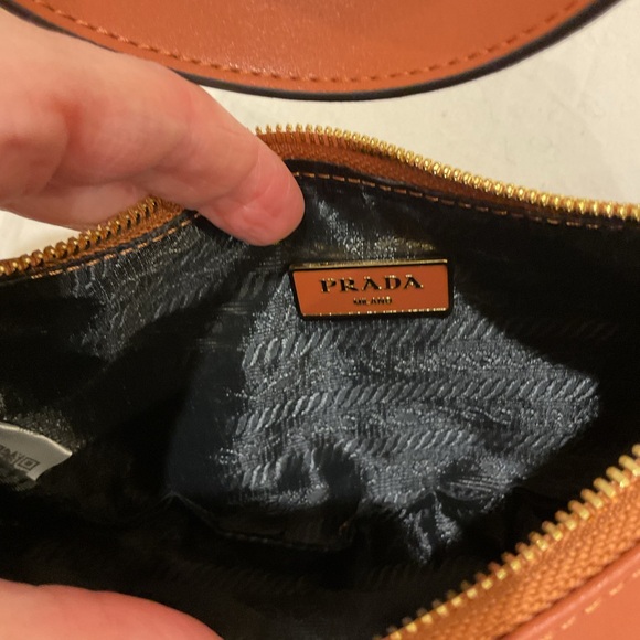 Brown  Shoulder Bag with Gold Accents - Picture 4 of 4